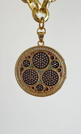 The Tunik Three Circle Stone Necklace