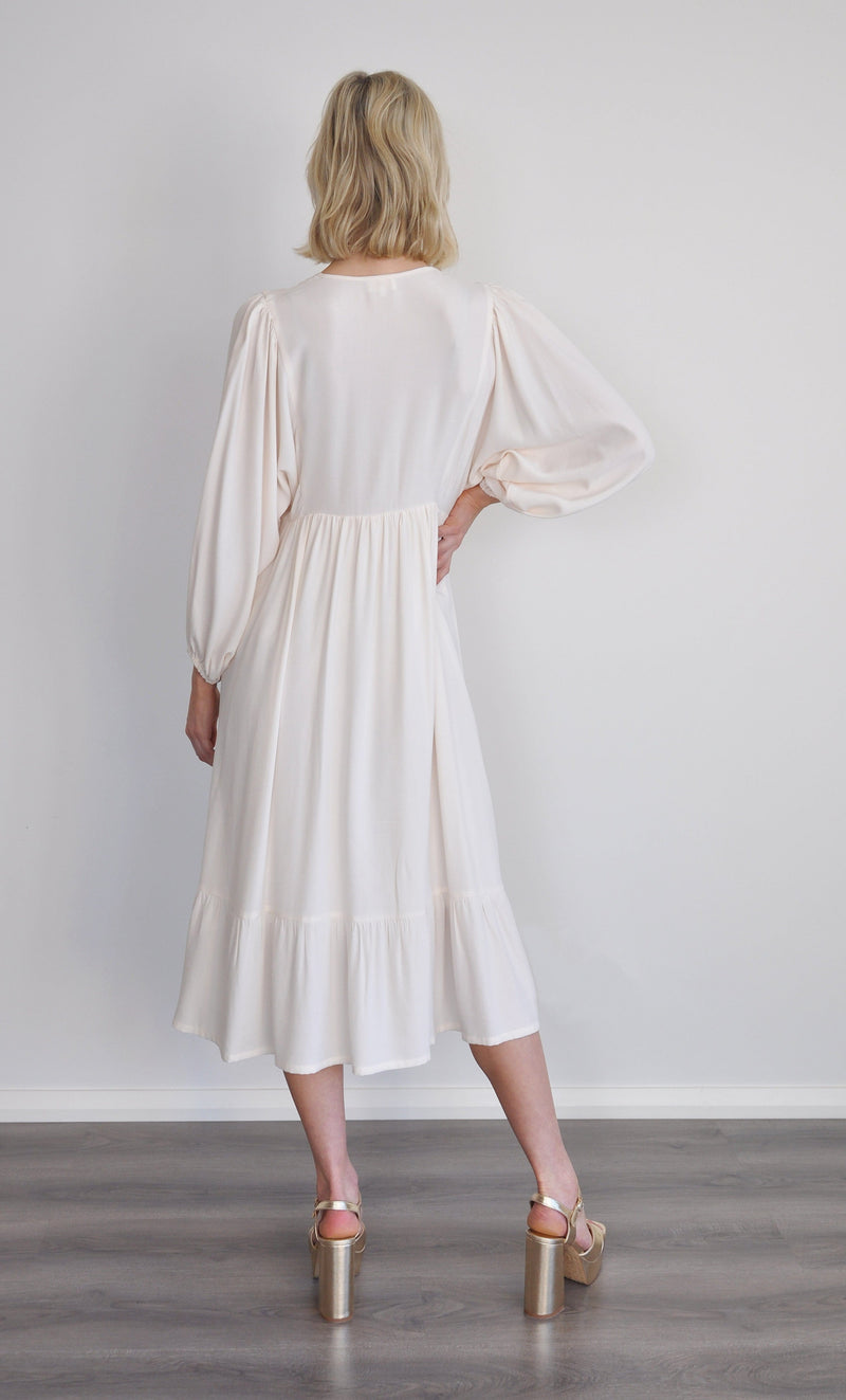 The Tunik Harper midi dress - Creme