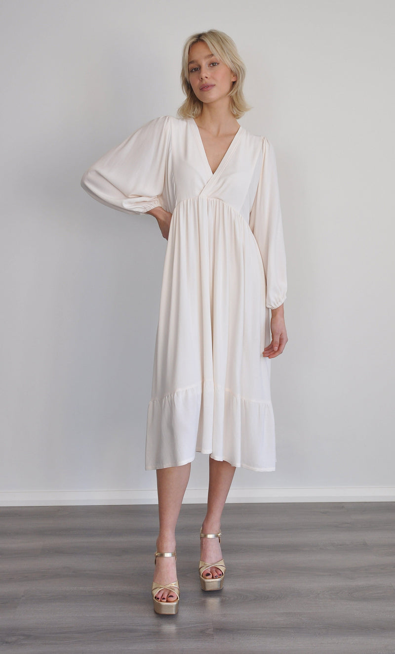 The Tunik Harper midi dress - Creme