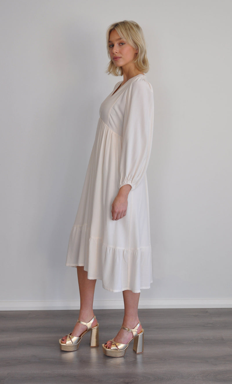 The Tunik Harper midi dress - Creme