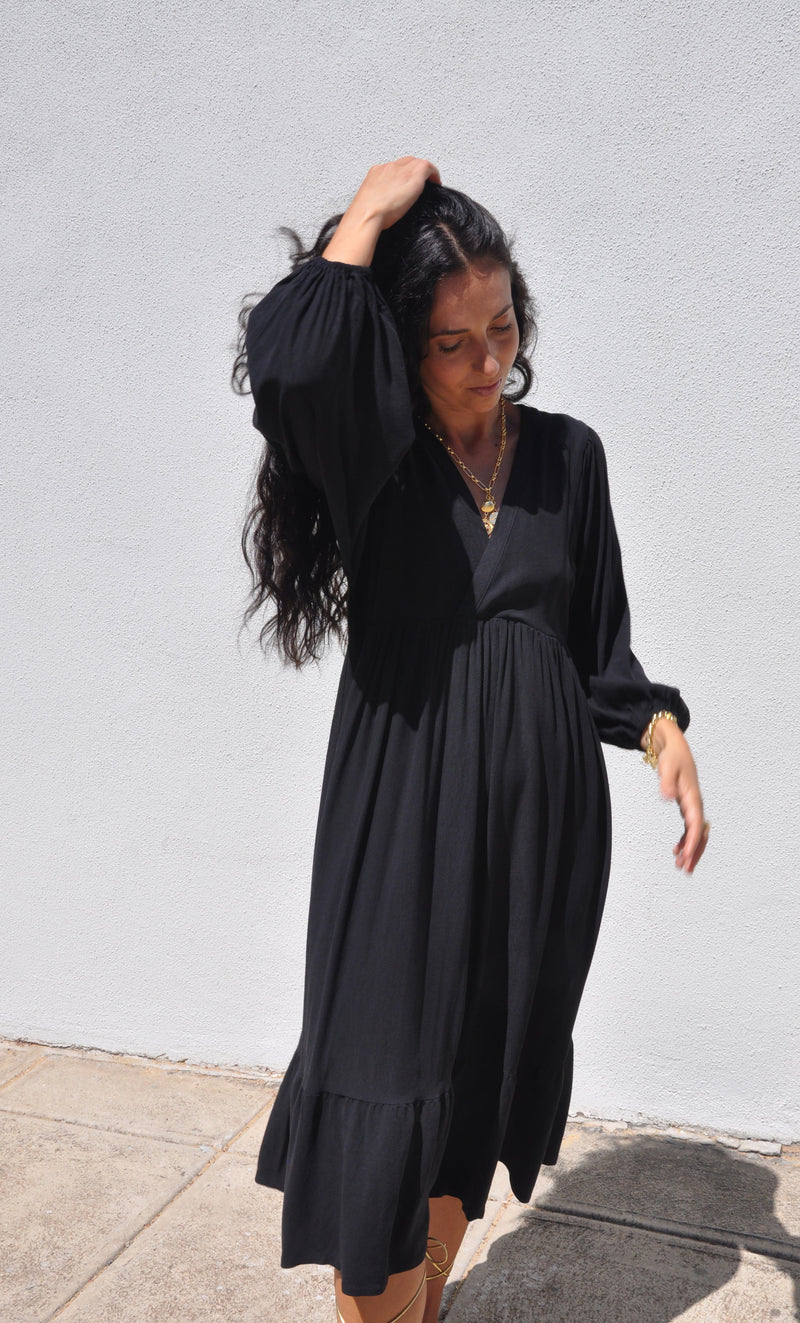 The Tunik Harper midi dress - Black