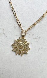 The Tunik Lucky Star Medallion Necklace