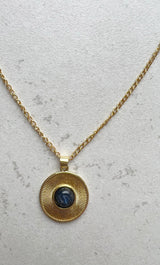 The Tunik Moonbeam Blue Tigers Eye Necklace
