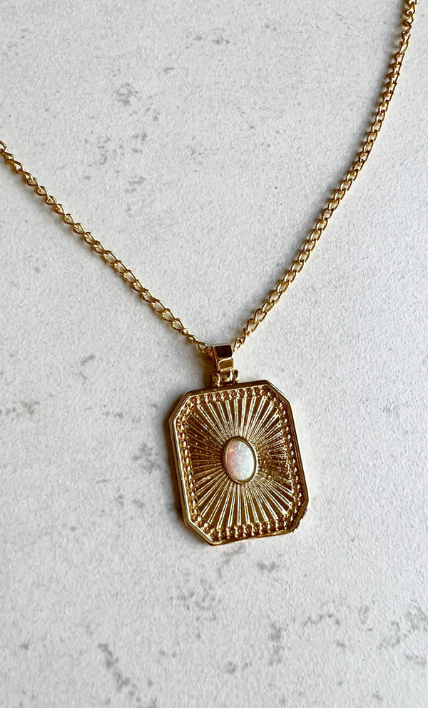 The Tunik Opal Charm Necklace
